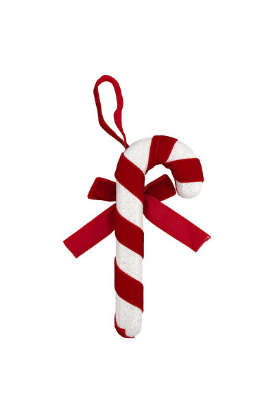 Christmas Magic Hanging Candy Cane Red/White 17cm 2Pcs/Pk
