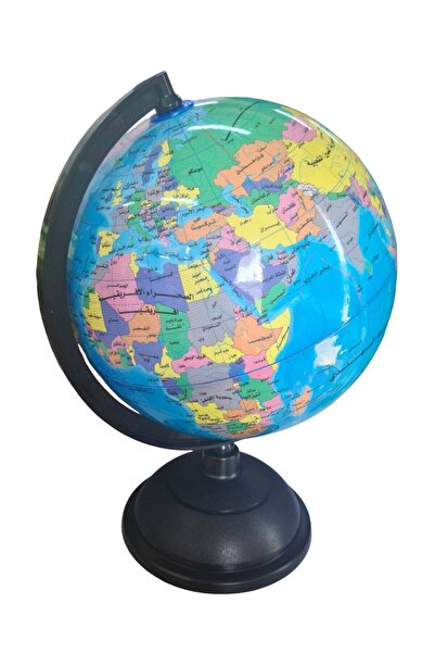 Generic كرة أرضية مصنوعة من ألياف عالية الجودة مع حامل بعلامات عربية