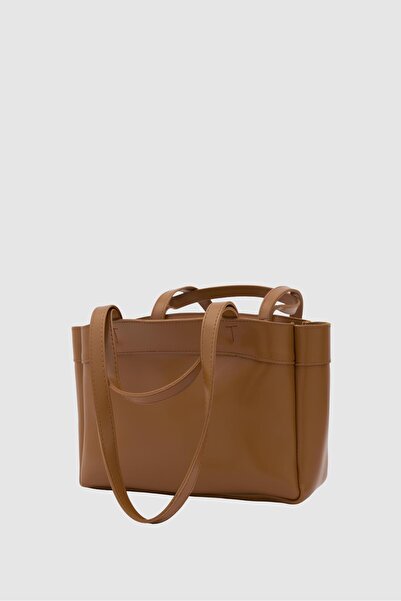 Shule Bags Marlove Leather Shoulder Bag Brown