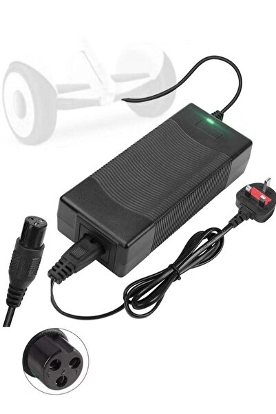 Generic 42V 2A Electric Scooter Charger 3-Pin DC 8mm Universal Adapter (36V Li-ion)