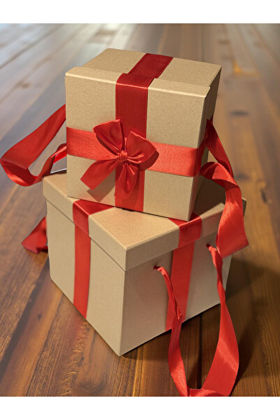 STAR PENNSYLVANIA NEW FLOWER Kraft Hediye Kutusu Seti – 2’li | Elde Tutmalı K...