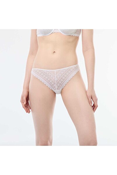KİABİ Lace Thong WHITE