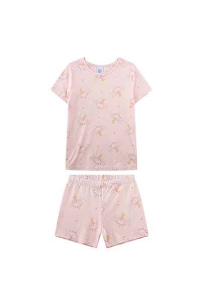 Sanetta Mädchen Schlafanzug, kurz - Kids, Fee, Pyjama, Cotton-Modal