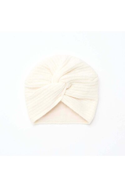 KİABİ قبعة مضفرة بيج