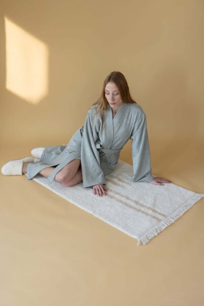 İrya Bound Single Bath Mat 100% Cotton 70X120 cm White