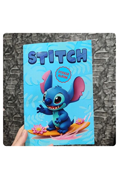 senacacollection 1 ADET Stitch Sticker Albümü 16 Sayfa 208 Adet Sticker