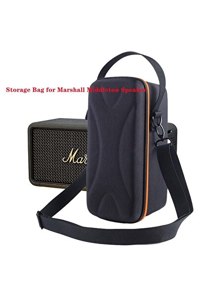 Generic حقيبة حمل صلبة من مادة EVA لمكبر صوت مارشال ميدلتون المحمول بتقنية ال...