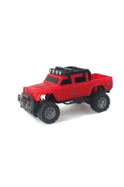 Toysea 4 Function Remote Control Off-Road Jeep with Front Lights, Adventure Car for Kids