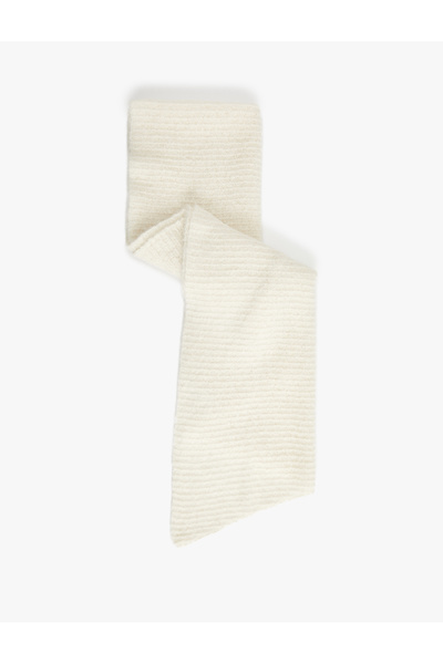 Koton Soft Textured Basic Long Scarf