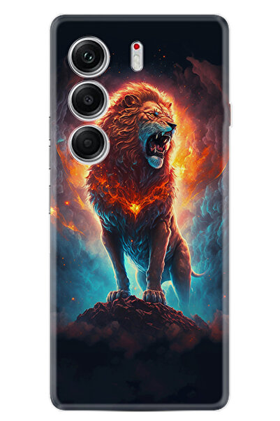 TECNO Camon 40 Pro Kılıf Boutique Baskılı Resimli Arslan Pcode -062