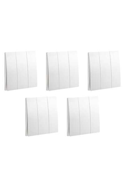 Raco مفتاح ماليا سينسز من ليجراند، أبيض مطفي، أطراف لولبية، 16 أمبير، 250 فولت، عبوة من 5 قطع (3 مجموعات، اتجاه واحد)