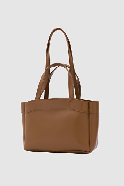 Shule Bags Marlove Leather Shoulder Bag Brown