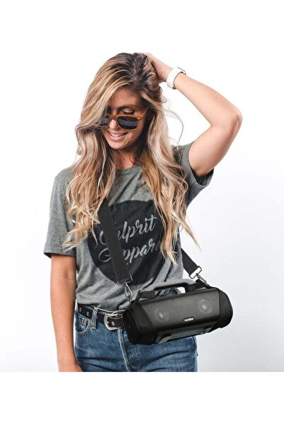 Generic Travel Carrying Strap Case for Anker Soundcore Motion Boom - Adjustable Shoulder Strap with Two Side