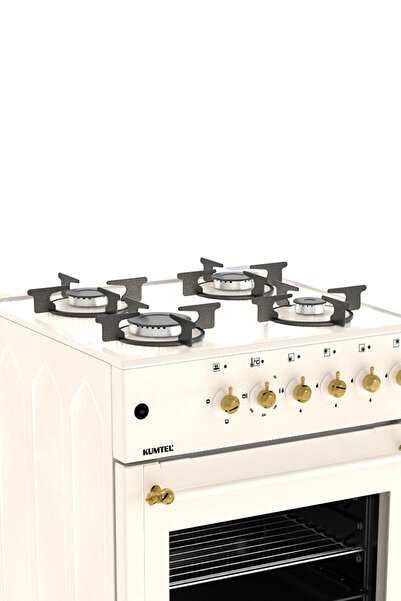 KUMTEL Rustik Bej Tam Boy Fırın 662S-40F