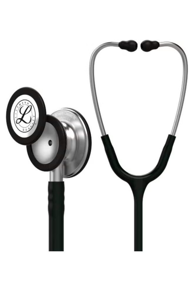 3M Littmann سماعة طبية كلاسيكية III أنبوب أسود بلمسة نهائية قياسية 5620