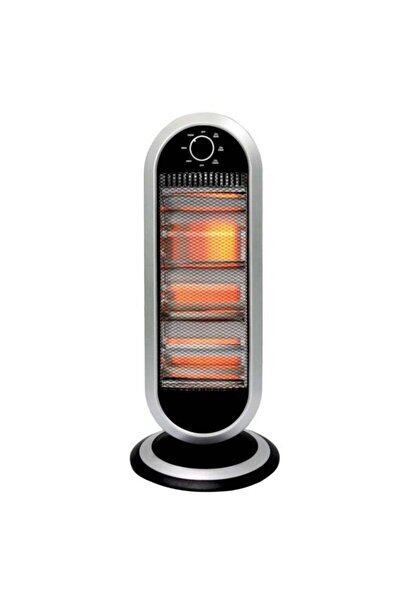 Generic 1200W Electric Quartz Heater 3 Rods Portable Desktop Warmer Tip Over Protection 3 Heat Settings