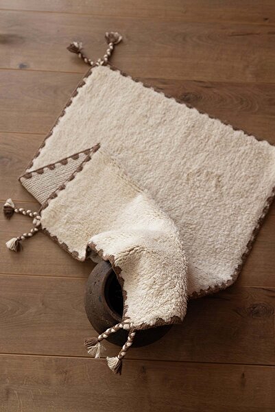 İrya Vina Μοκέτα Μπάνιου Μπαμπού 50x80 cm Ανοιχτό Μπεζ