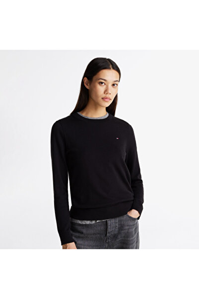 Tommy Hilfiger Stitch Kadın Siyah Kazak