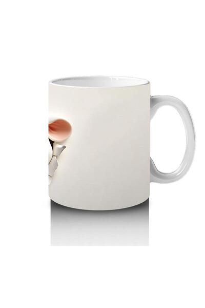 Wisdom Rain Single Heart Cow Mug Cup That Makes Children Love Milk