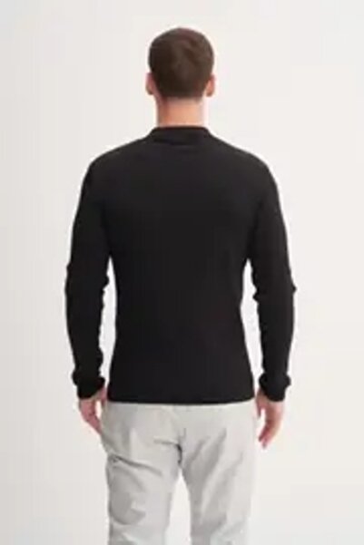 Cazador Premium Slim Fit Viscose Blend Polo Neck Sweater-33210