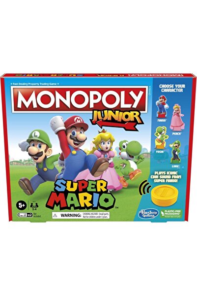 Monopoly Junior - Super Mario Edition (Board Game) - for Kids 5+