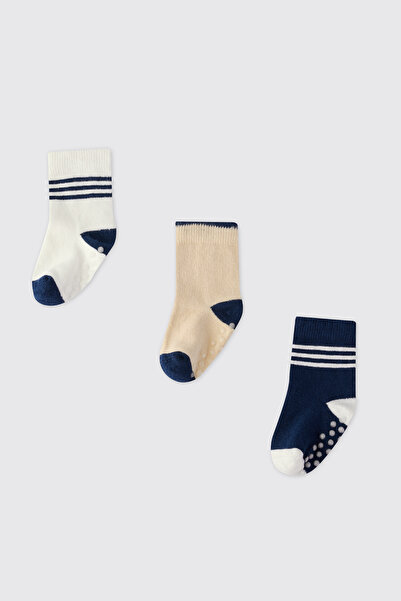Panço Erkek Bebek 3'lü Soket Çorap