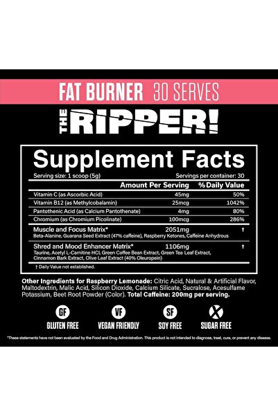 Cobra Labs The Reaper - Raspberry Lemonade, 150 g Powder (L-Carnitine)