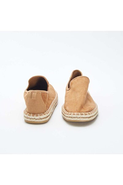 KİABİ Faux suede espadrilles BEIGE