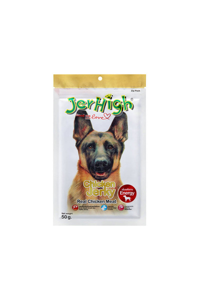 Jerhigh Chicken Jerky Dog Treats - 50 g