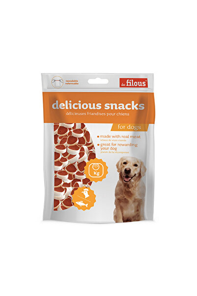 Les Filous مكافآت الكلاب بالدجاج والسمك - 100 غرام