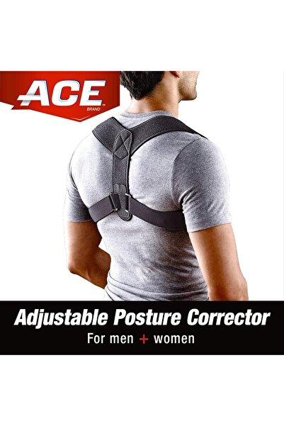 ACE Posture Corrector for Men and Women, Adjustable Neoprene, One Size