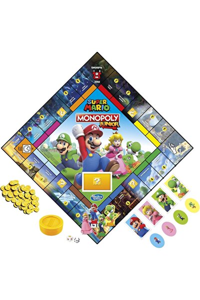 Monopoly Junior - Super Mario Edition (Board Game) - for Kids 5+