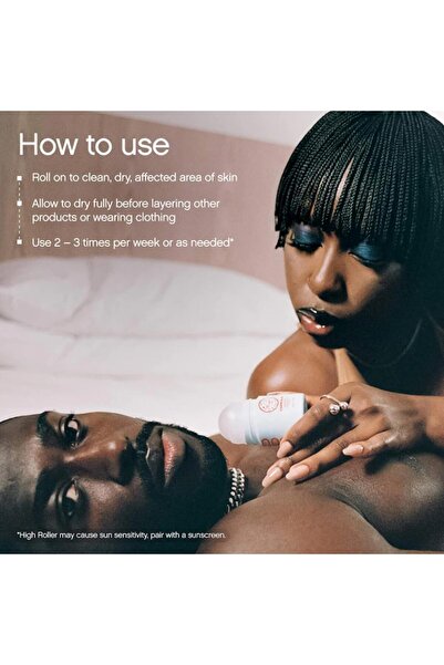 Topicals Razor Bump & Ingrown Hair Tonic High Roller with Salicylic Acid, AHAs & BHAs - Daily Treatm