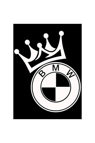 Oracal Sticker, BMW King, 20cm, black