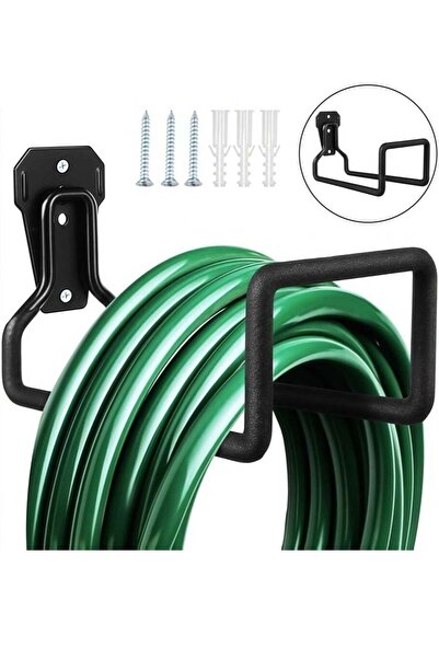 Generic Leon Home 3-Hole Metal Garden Hose Holder — Heavy Duty Wall-Mount