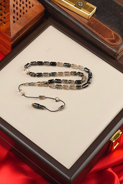 dergah tesbih سبحة من العنبر المضغوط بتصميم كبسولي من نظام ماسترد إركان تشوبوكيو