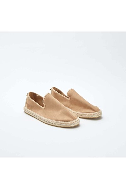 KİABİ Faux suede espadrilles BROWN