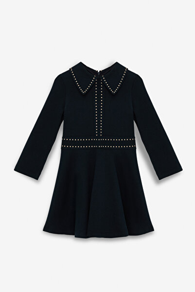 Lia Lea Girls Dark Navy Dress