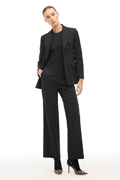 Perspective Siyah Klasik Yaka Ceket