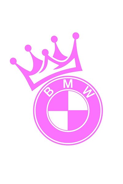 Oracal Sticker, BMW King, 20cm, pink