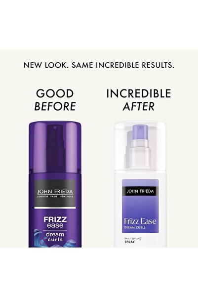 John Frieda Daily Styling Spray for Curly Hair, 198 ml — Hydrates and Activates Natural Curls