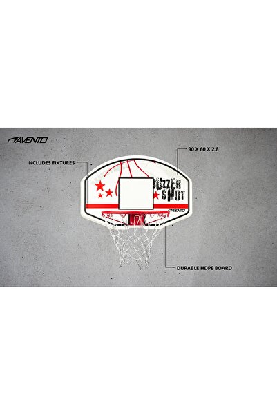Avento Buzzershot basketball backboard with ring