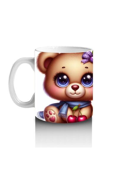 Wisdom Rain Cute Teddy Bear Pair Mug Cup That Makes Children Love Milk