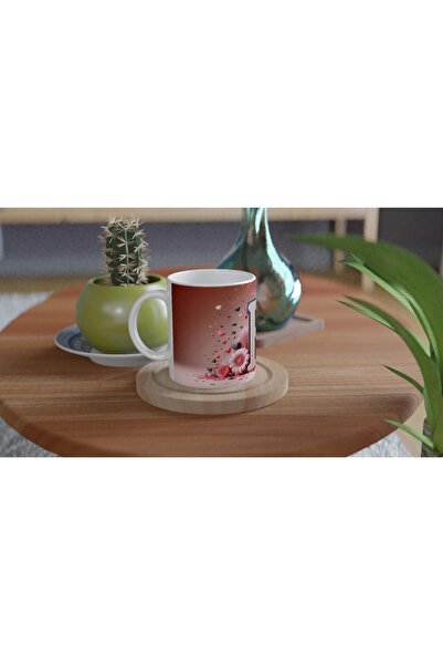 Wisdom Rain Letter F Classic Style Letter Mug