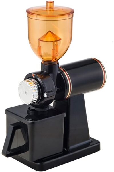 Generic 150W Electric Coffee Bean Grinder 8 Adjustable Levels 250g Hopper Automatic Mill Machine Black