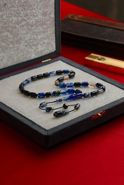 dergah tesbih سبحة من العنبر متعددة الألوان بتصميم كبسولي من نظام أستاد إركان تشوبوكو