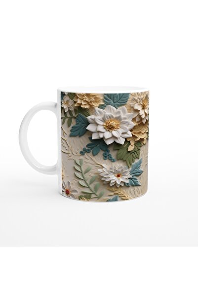 Wisdom Rain كوب زهري بألوان الأرض والنعناع