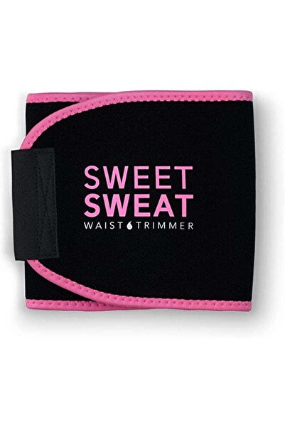 Generic Sweet Sweat Waist Trimmer Black & Pink Medium 41x8inch