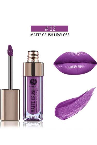 İrma أحمر شفاه وملمّع شفاه مطفي من أرما - لون أرجواني ساحر (درجة ١٢)