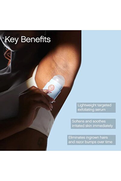 Topicals Razor Bump & Ingrown Hair Tonic High Roller with Salicylic Acid, AHAs & BHAs - Daily Treatm